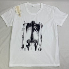 X-ray Bone Print Black and White T-Shirt