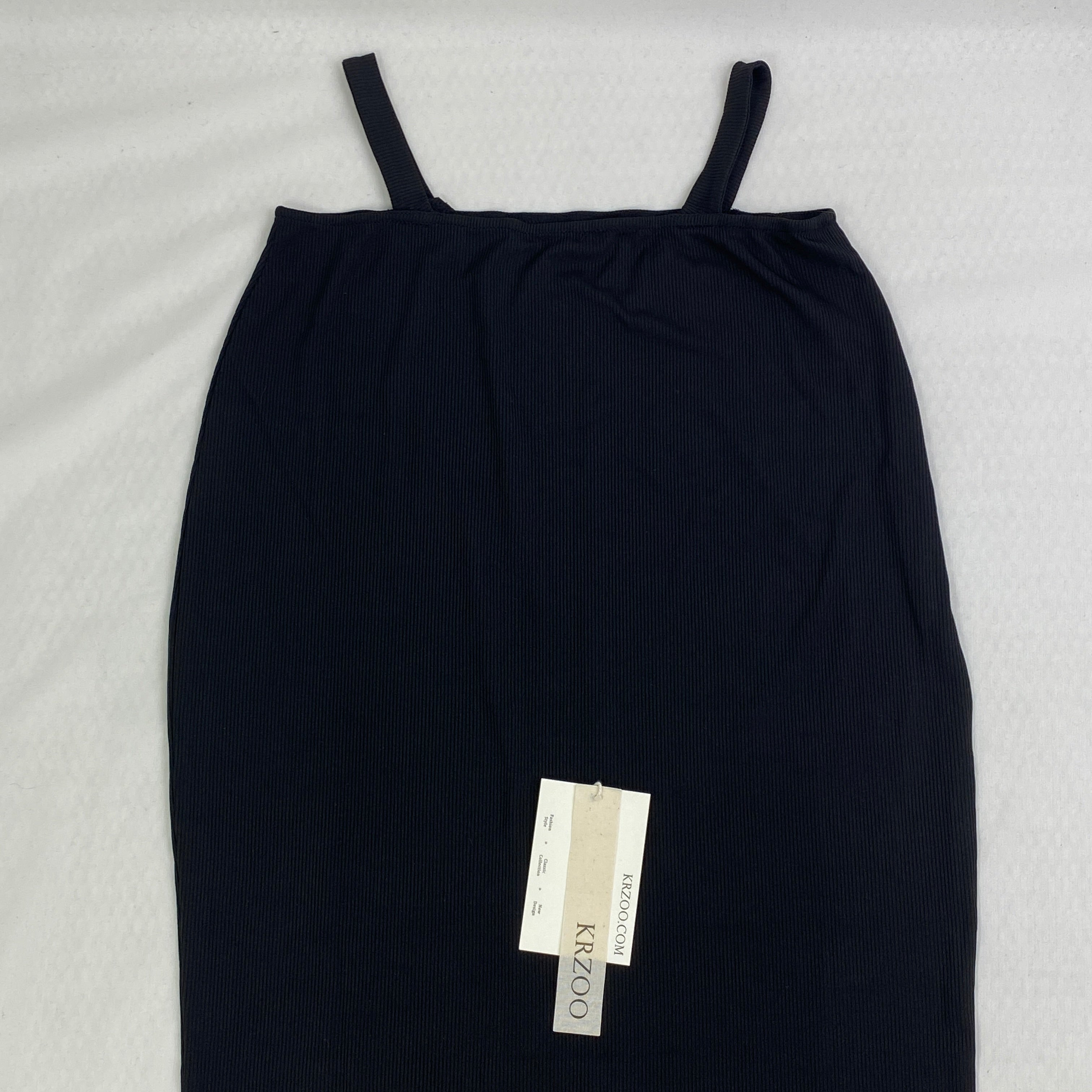 Ribbed short bandeau dress