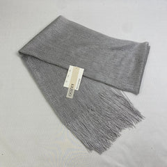 Accessories: Silver wire scarf