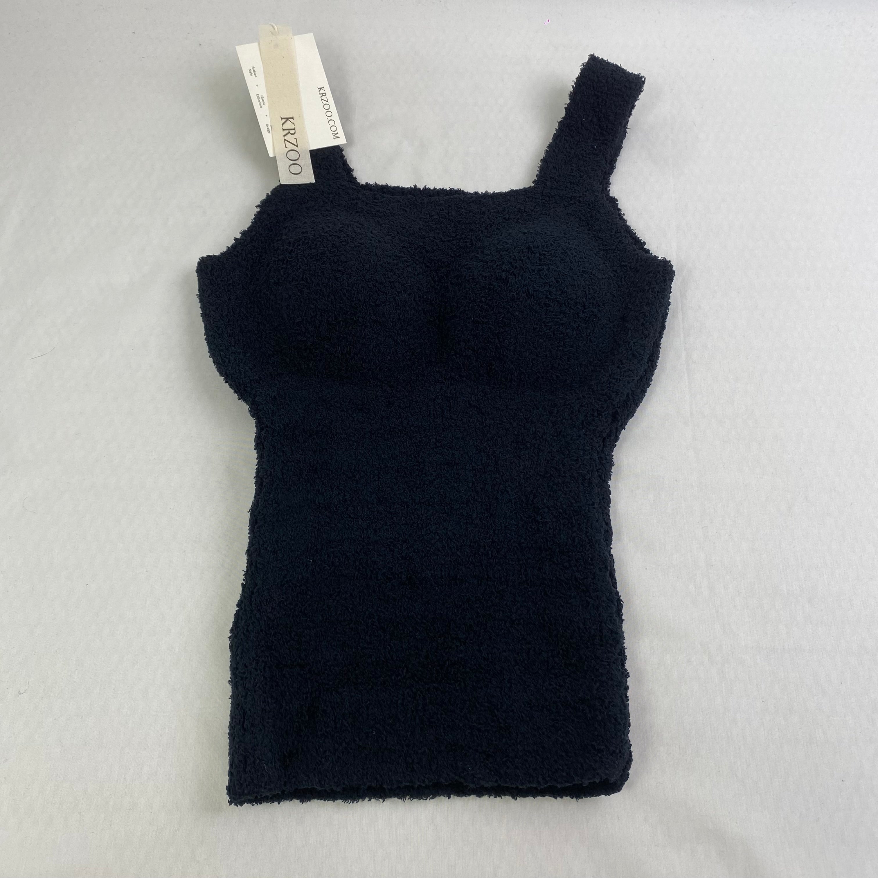 Lamb fur warm vest with chest pad