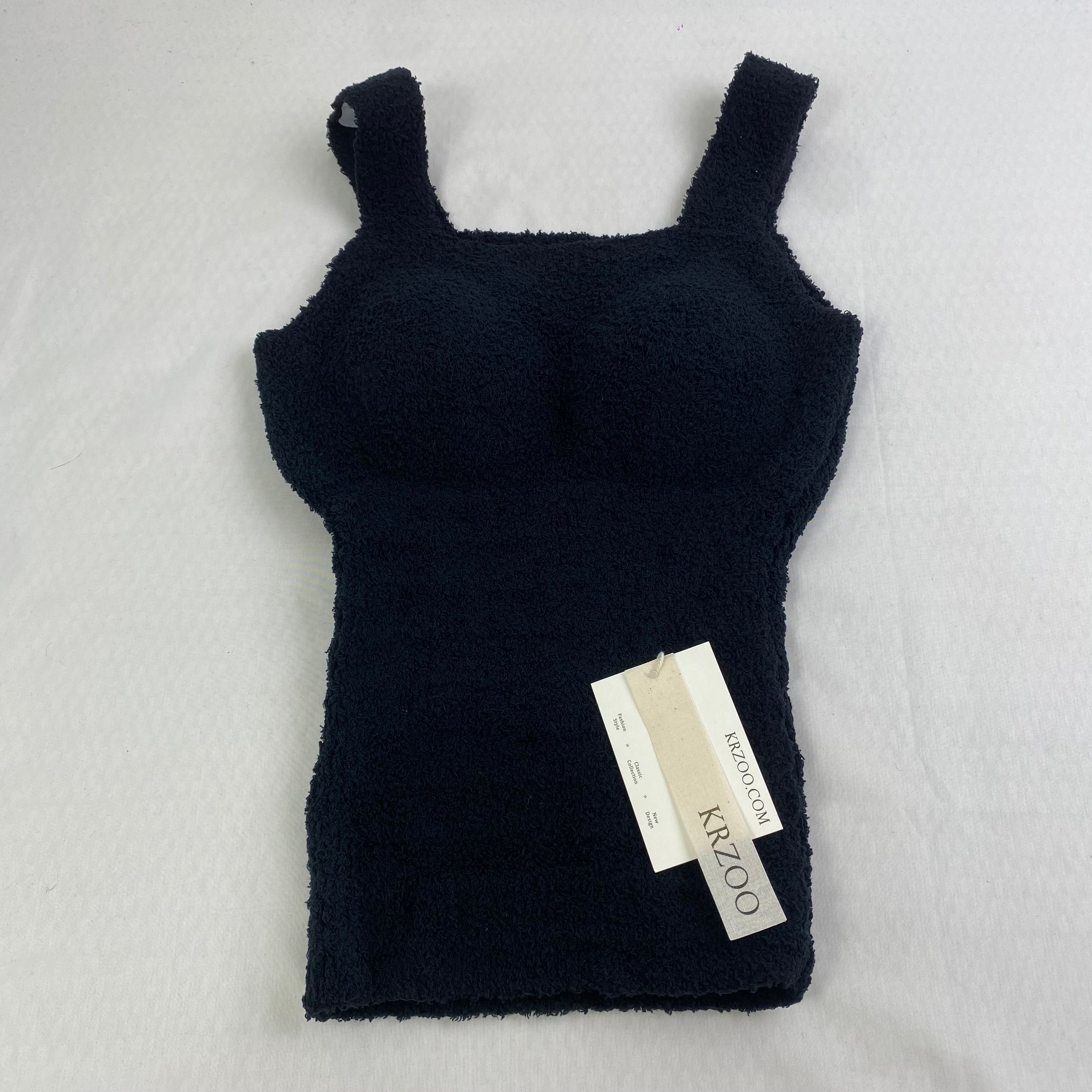 Lamb fur warm vest with chest pad