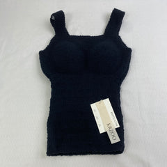 Lamb fur warm vest with chest pad