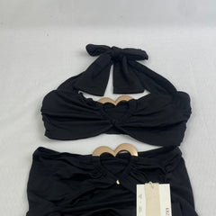 Love Heart Solid Color Split-Piece A-line Skirt