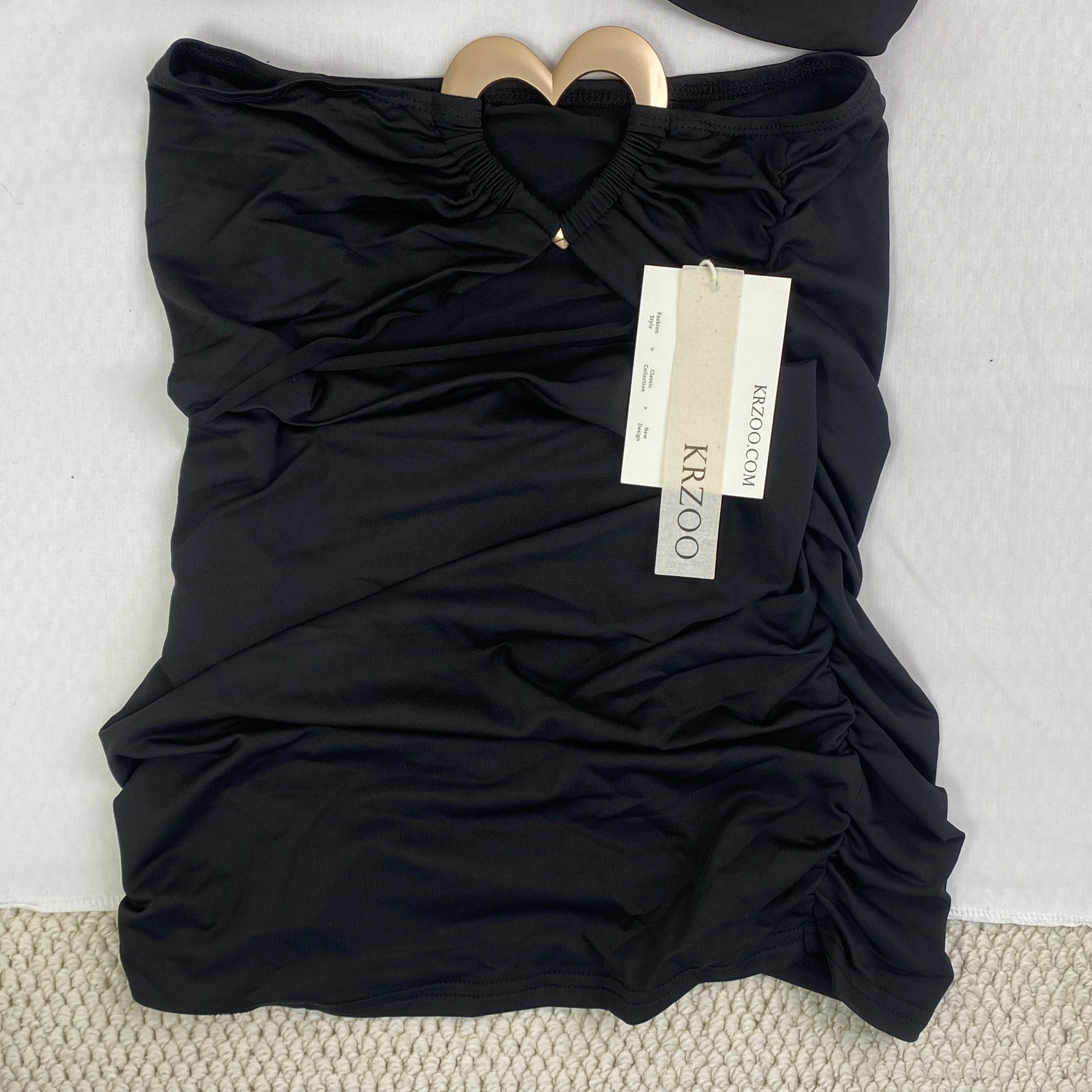 Love Heart Solid Color Split-Piece A-line Skirt