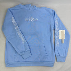 Washed long-sleeved hooded shirt hoodie