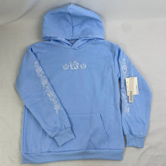 Washed long-sleeved hooded shirt hoodie