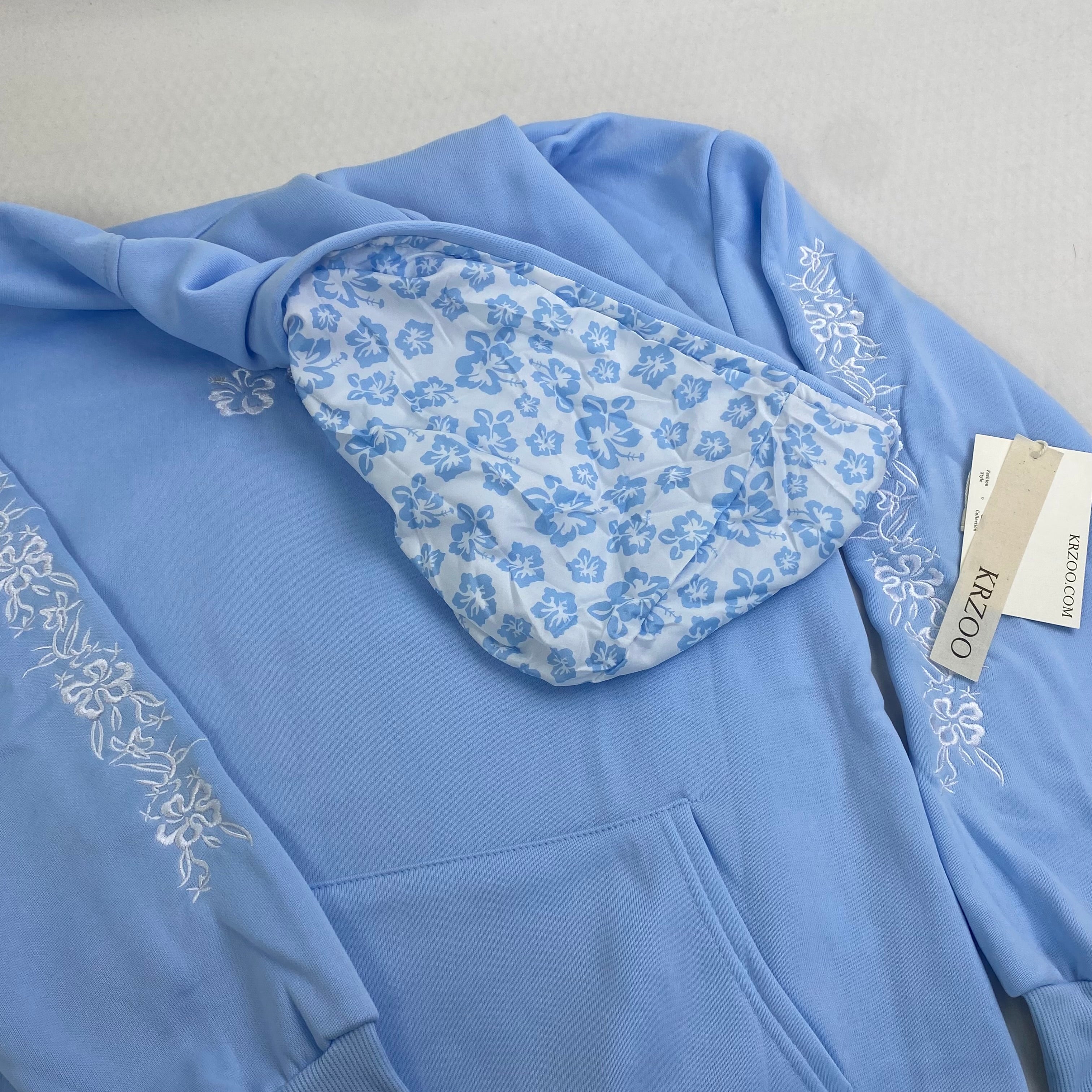 Washed long-sleeved hooded shirt hoodie