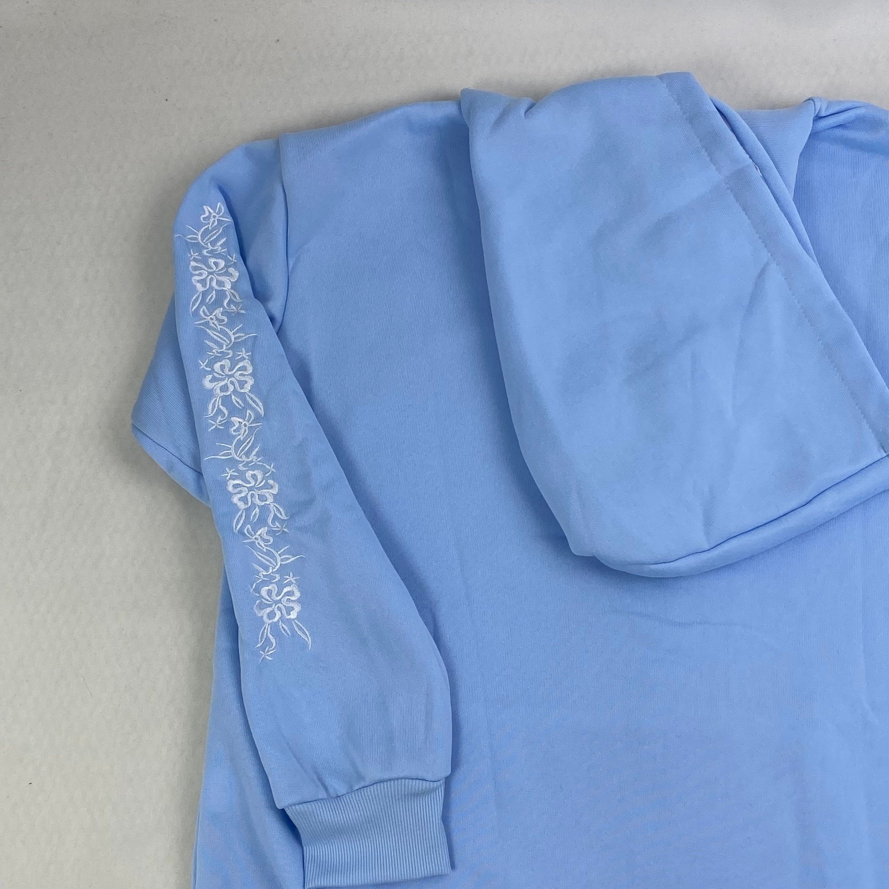 Washed long-sleeved hooded shirt hoodie