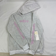 Flower embroidery long-sleeved casual hoodie