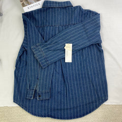 Lazy denim long-sleeved shirt jacket