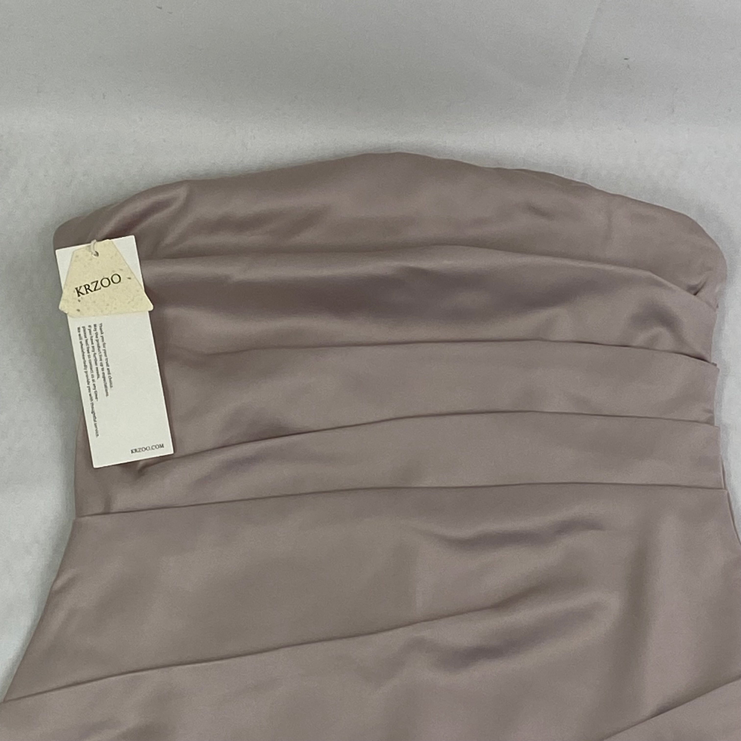 Formal irregular-cut plunging-neckline dress
