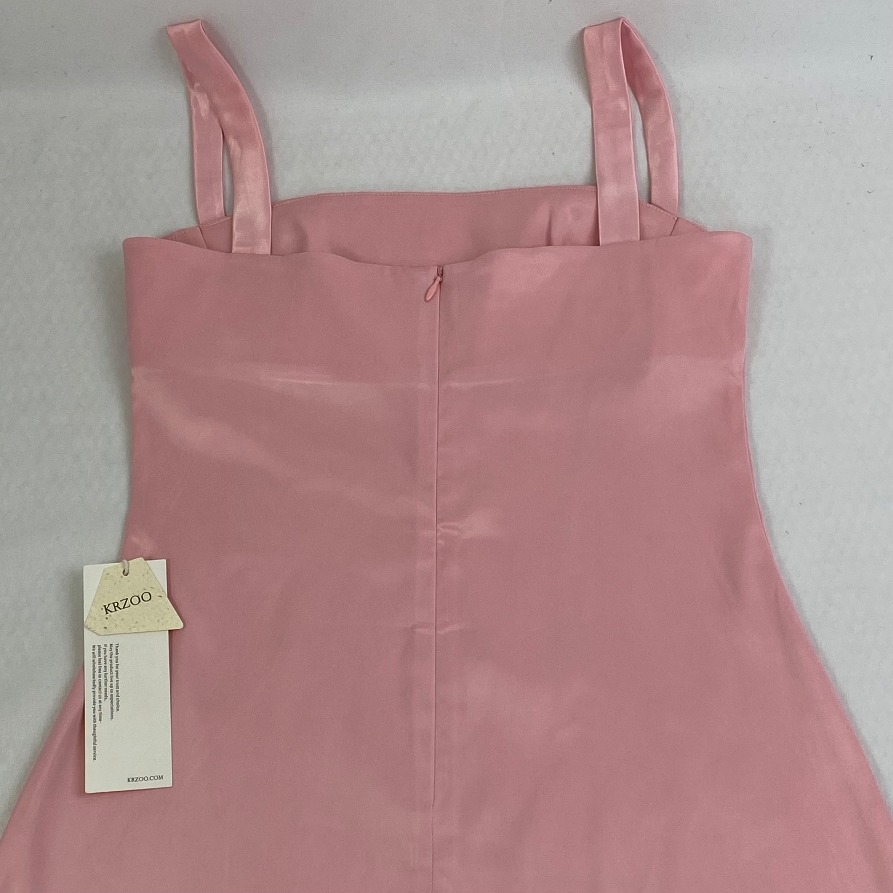 Strapless halter top with open back short dress