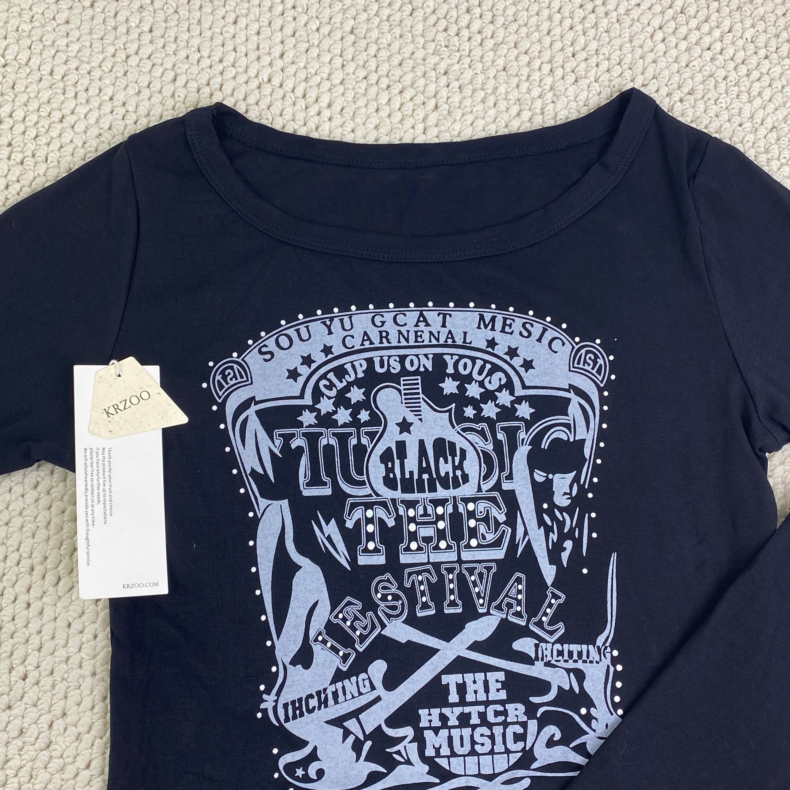 American-style high street long-sleeved shirt