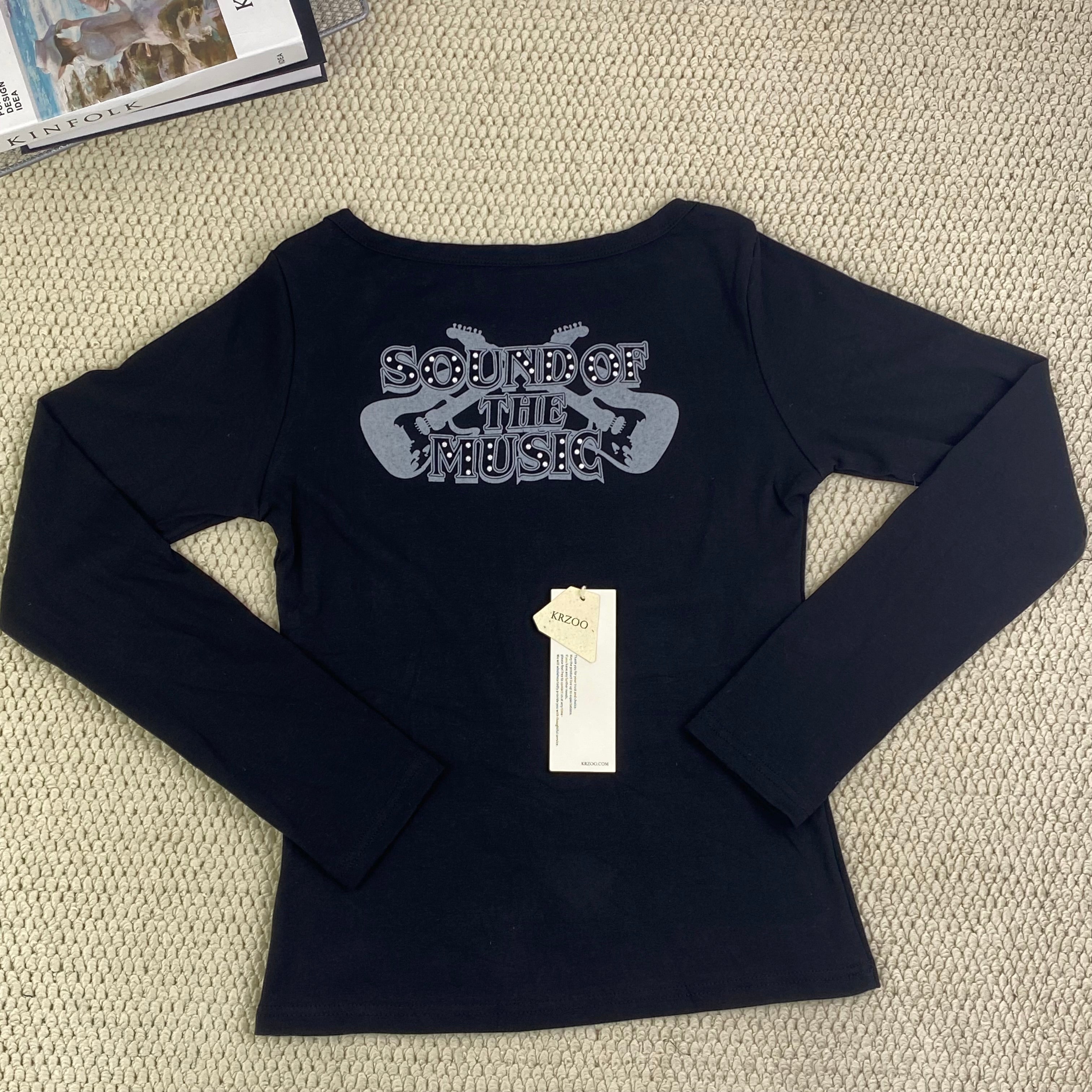 American-style high street long-sleeved shirt