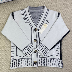 Cardigan sweater knitted coat