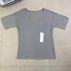 V-neck washed vintage base T-shirt
