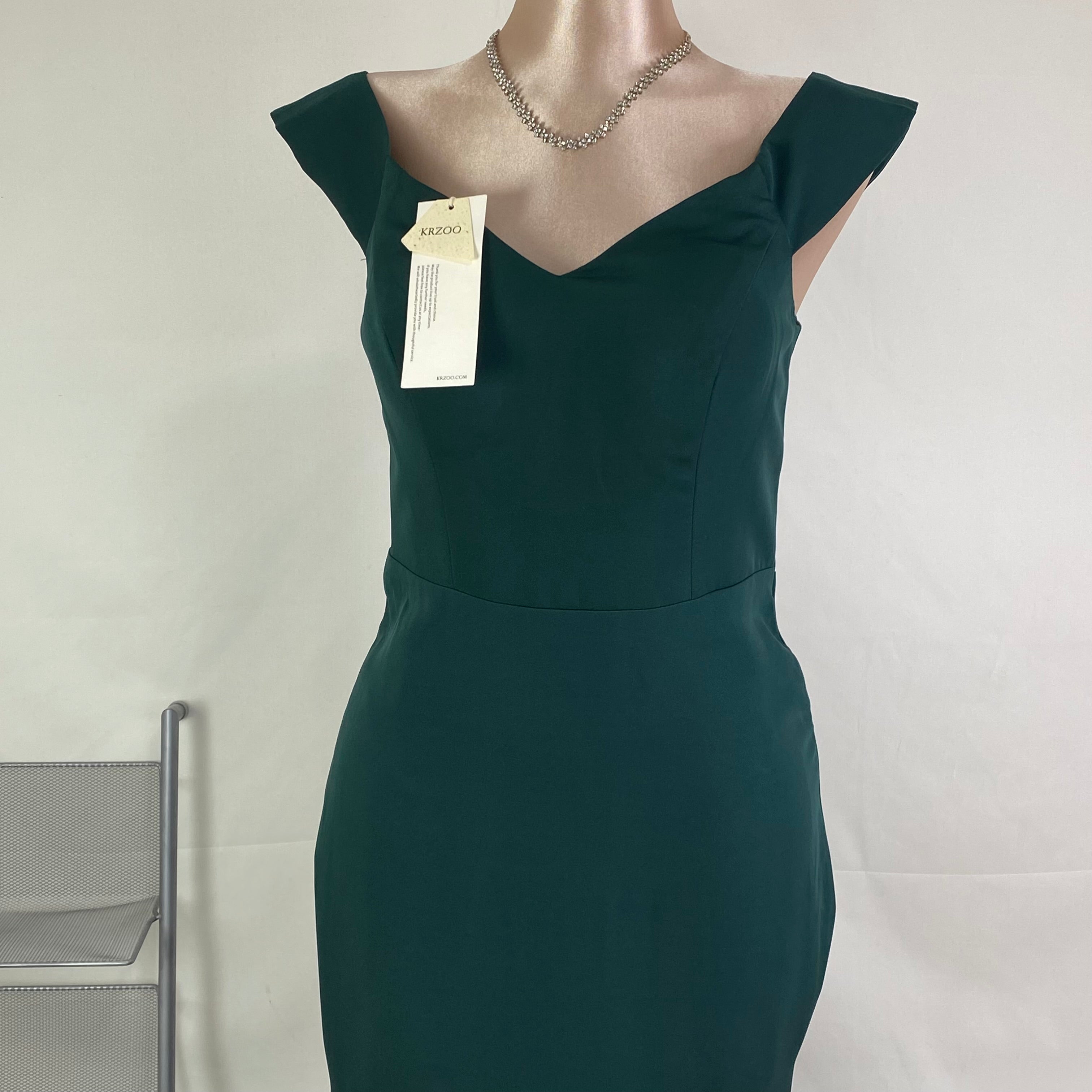 An elegant and flowing party dress