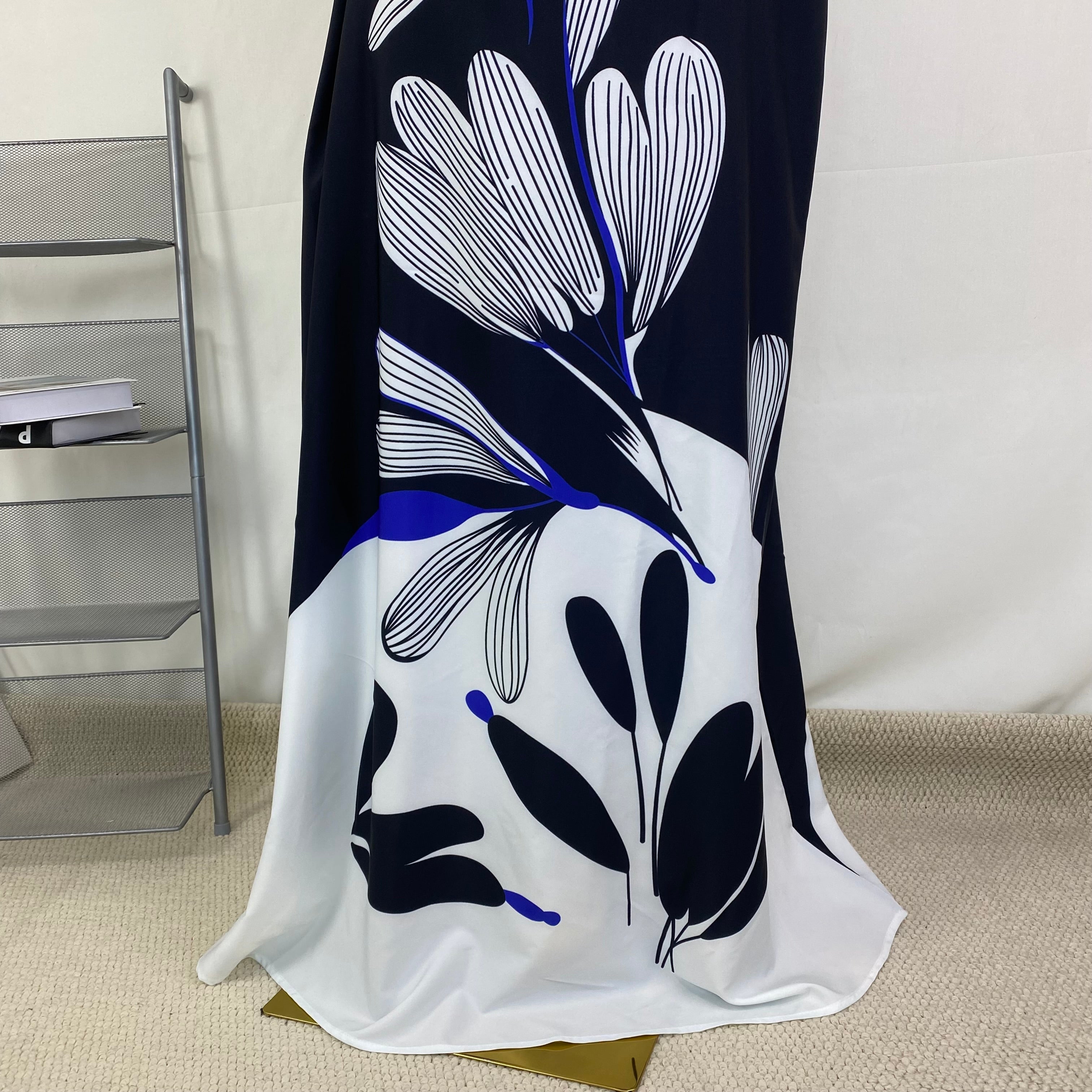 Printed dress, sleeveless long dress