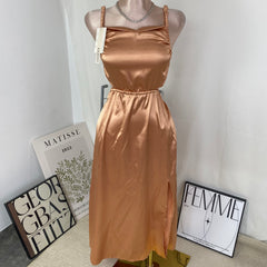 Lace-covered strapless dress with pleats