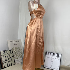 Lace-covered strapless dress with pleats
