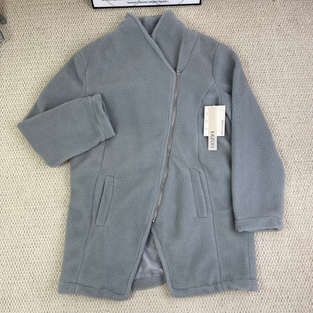 Down and fleece pullover jacket