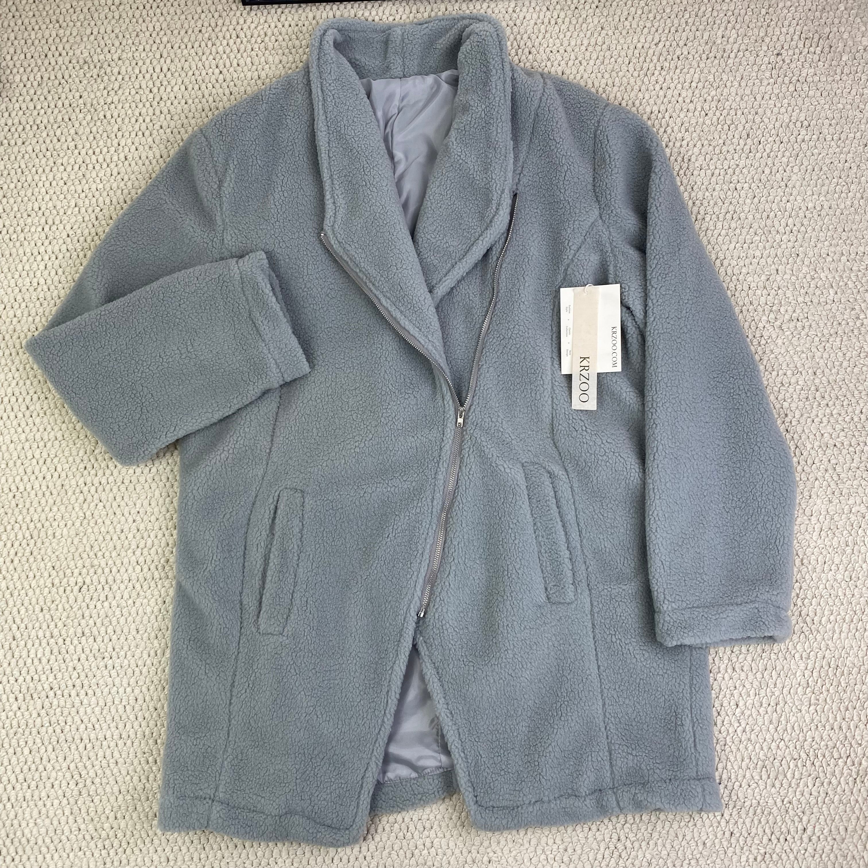 Down and fleece pullover jacket