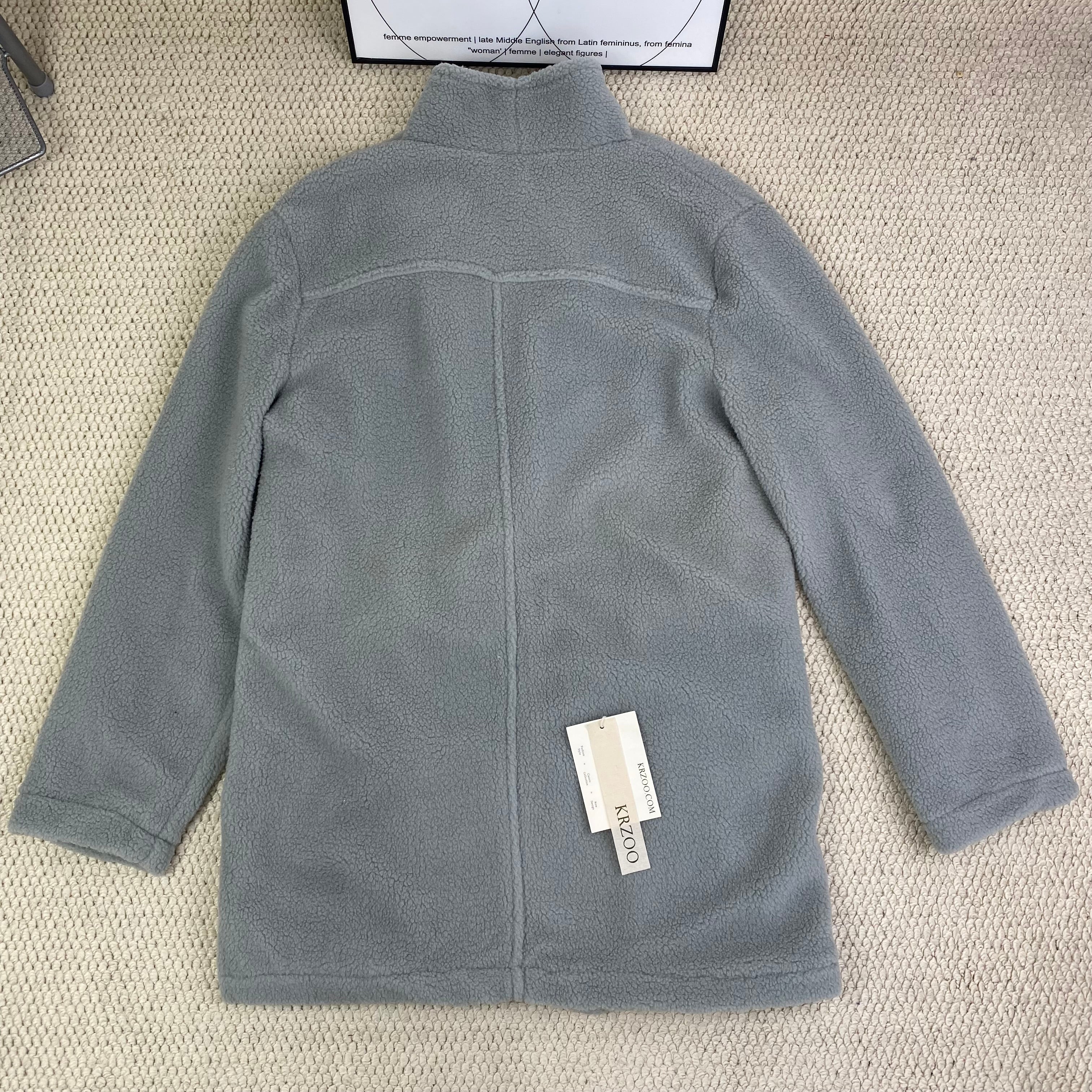 Down and fleece pullover jacket