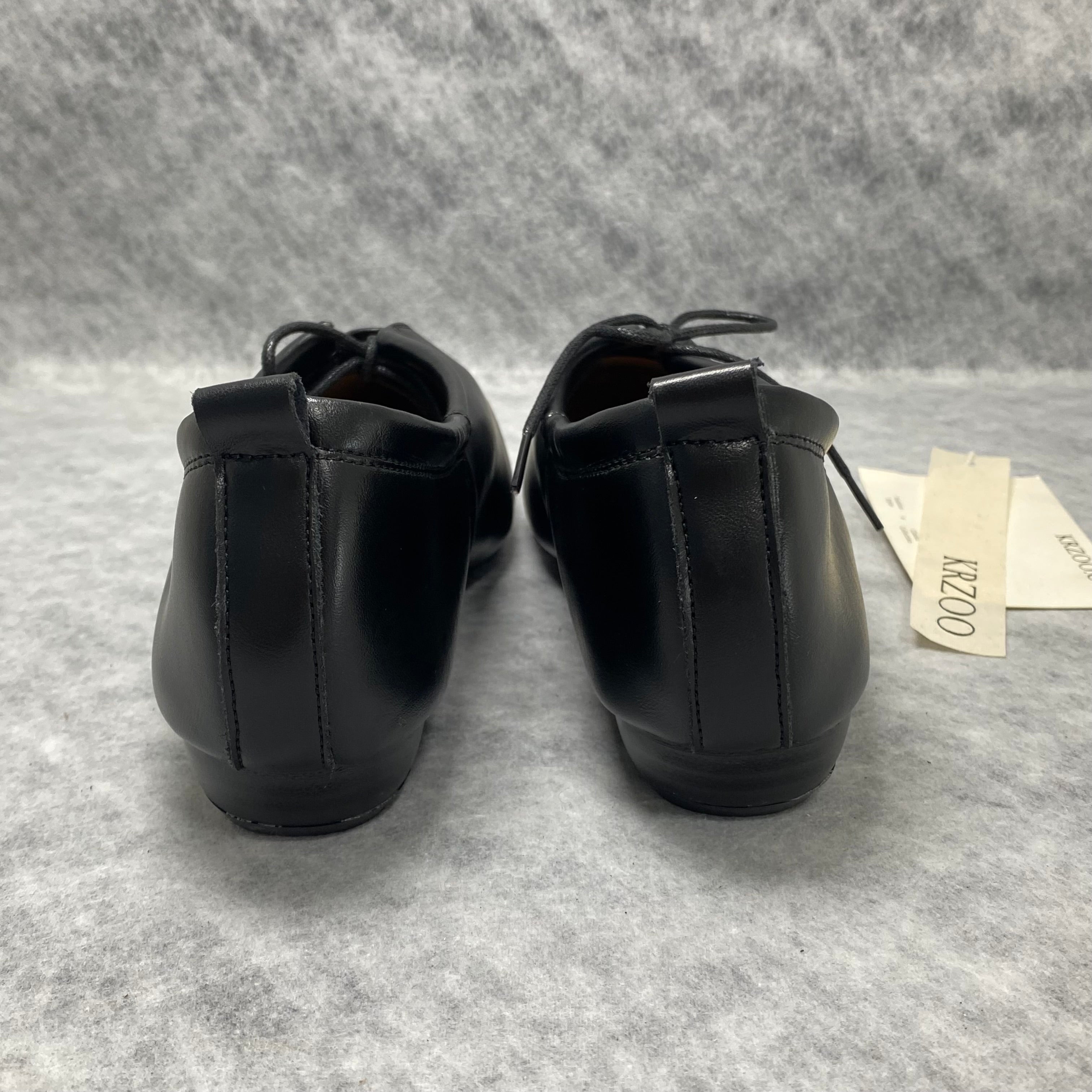 Women's pointed-toe retro chunky heel shoes