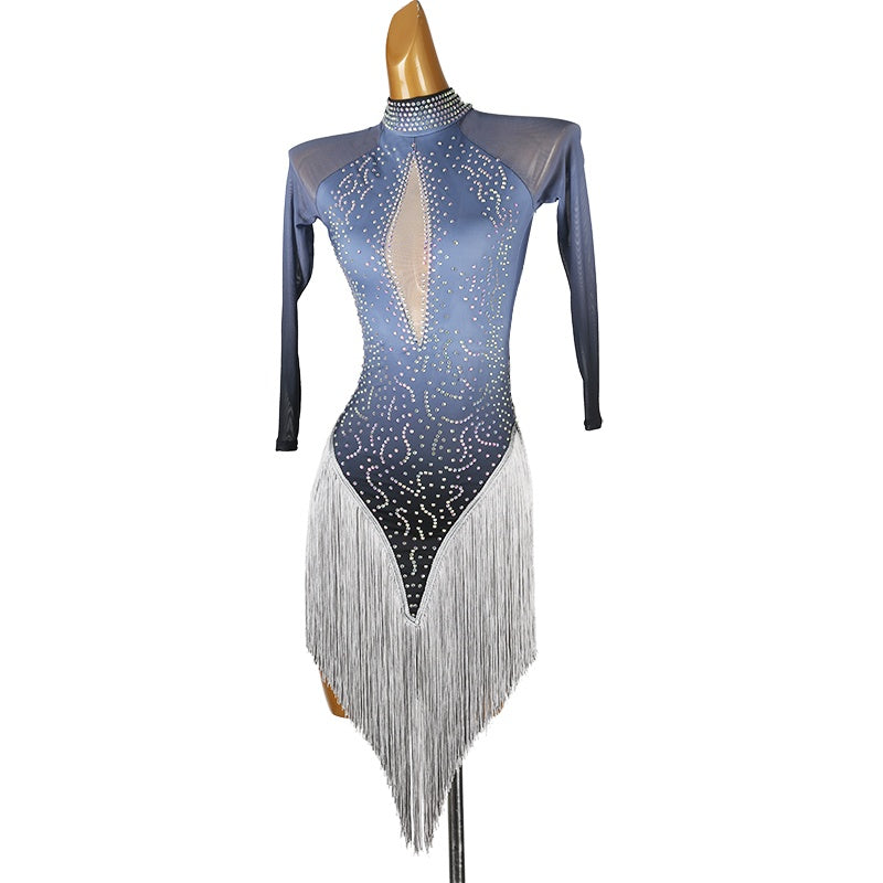 Customisable-Women's 3/4 Sleeve DanceWear Dance Dress Performance Wear