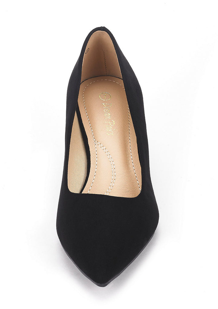 Kitten Heel Pointed Toe Pumps