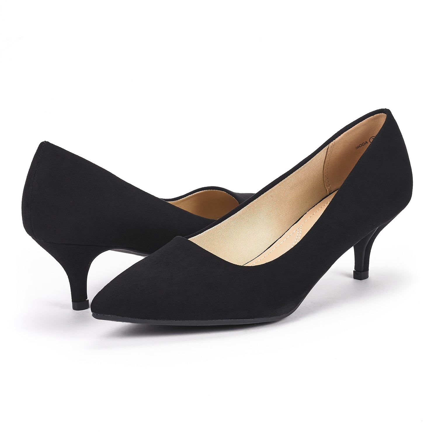 Kitten Heel Pointed Toe Pumps
