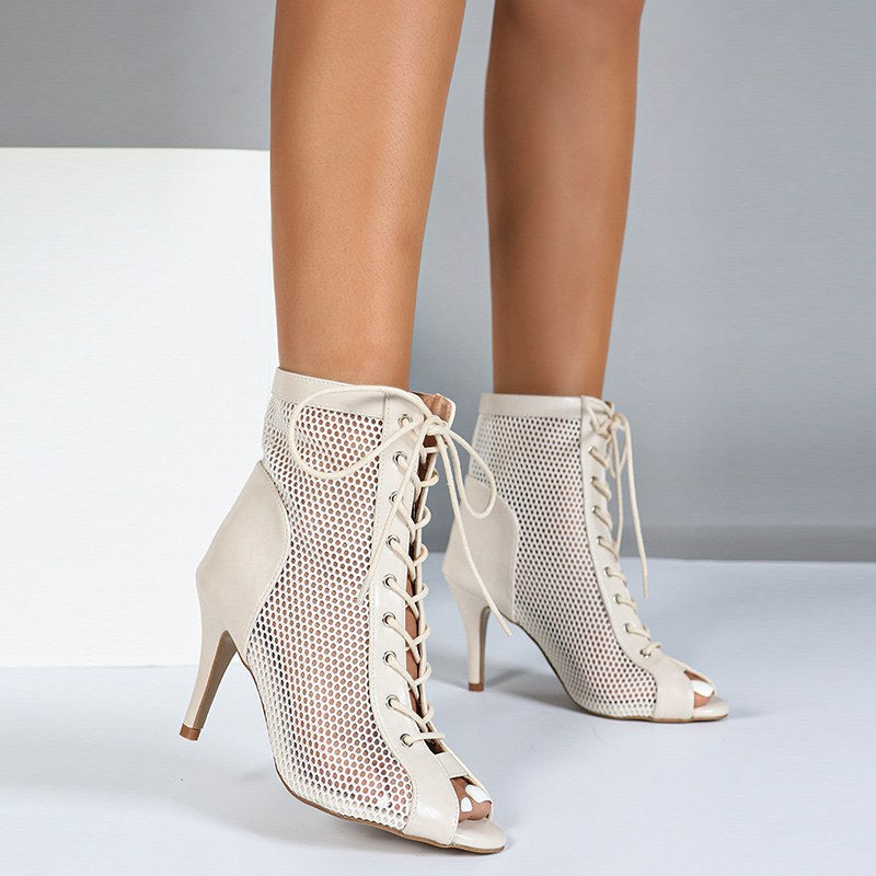 Women's Customized Heel Leatherette Rubber Heels Dance Boots JazStreet Sole Dance Shoes