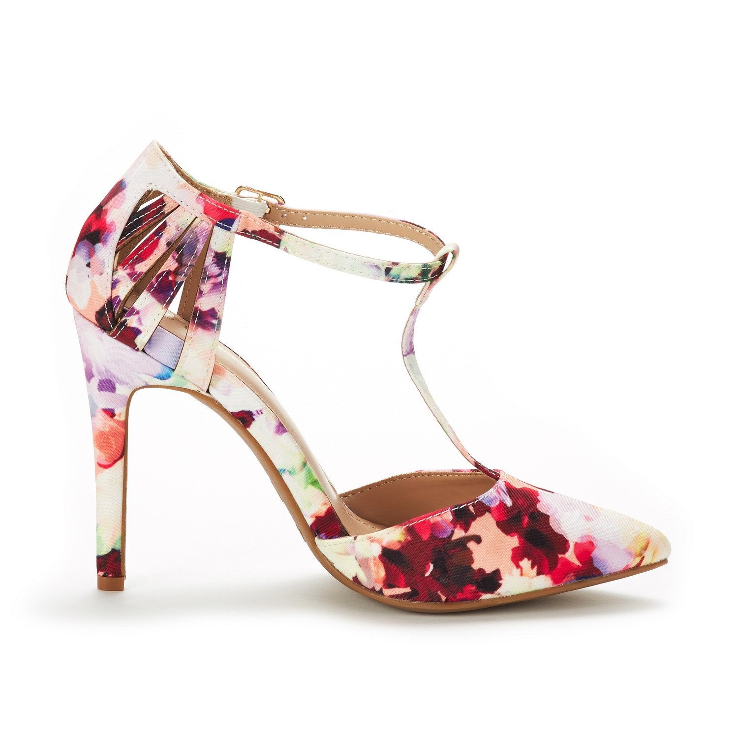 Strappy High Heel Pump Shoes