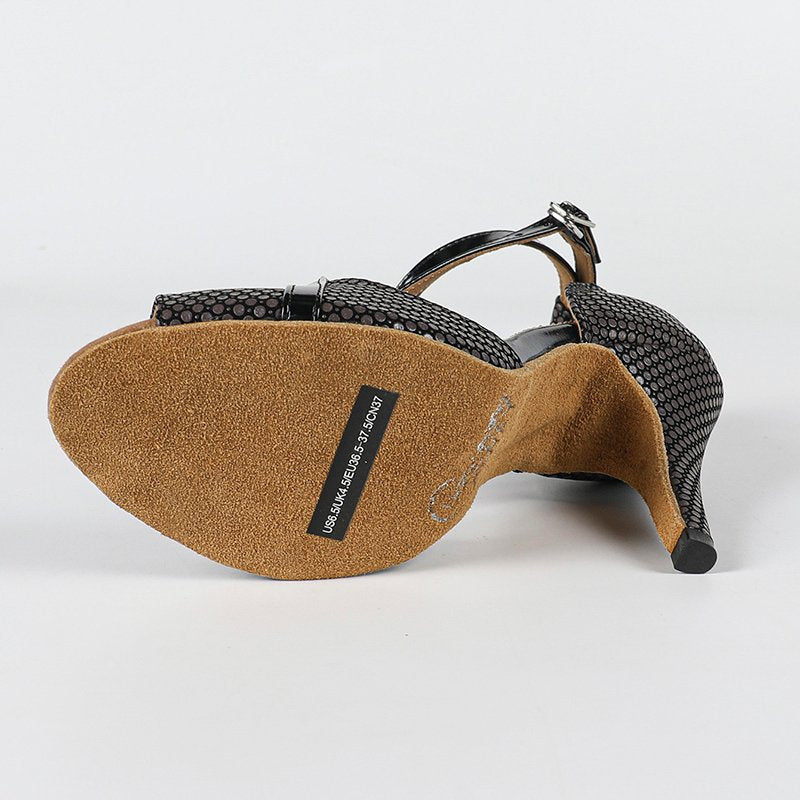 Women's Leatherette Customized Heel Latin Shoes Ballroom Dance Shoes Salsa Shoes
