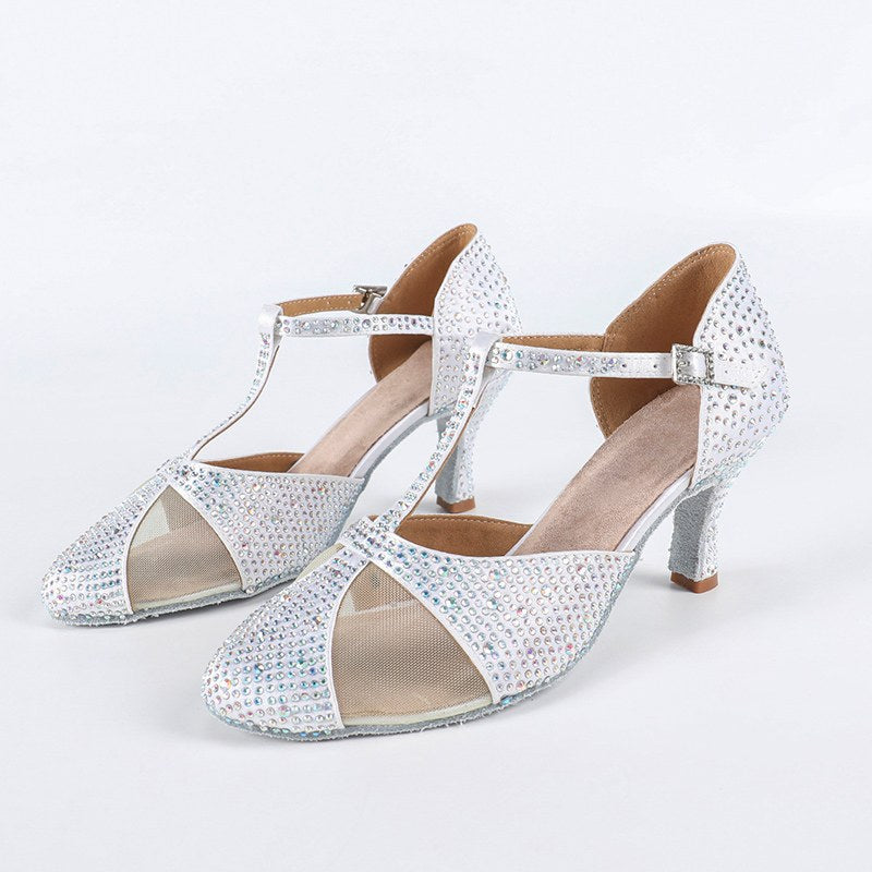 Women's Pointed Toe Customized Heel Closed Toe Dance Shoes