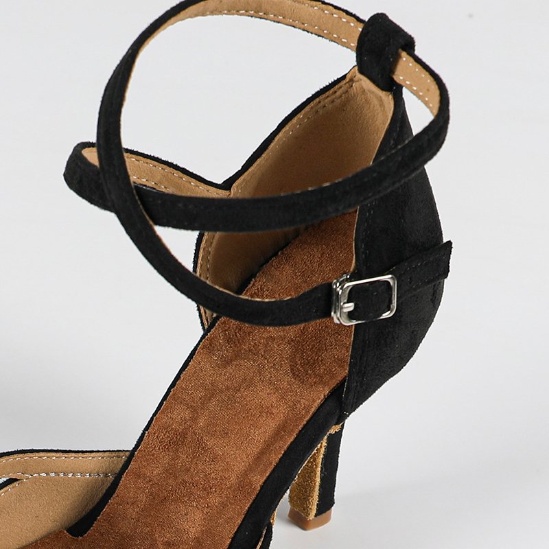 Women's Suede 9cm Heel Latin Salsa Dance Shoes Ballroom Dance Shoes