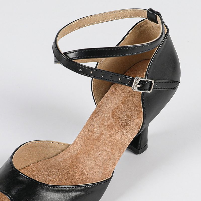 Women's Leatherette Customized Heel Latin Shoes Ballroom Dance Shoes
