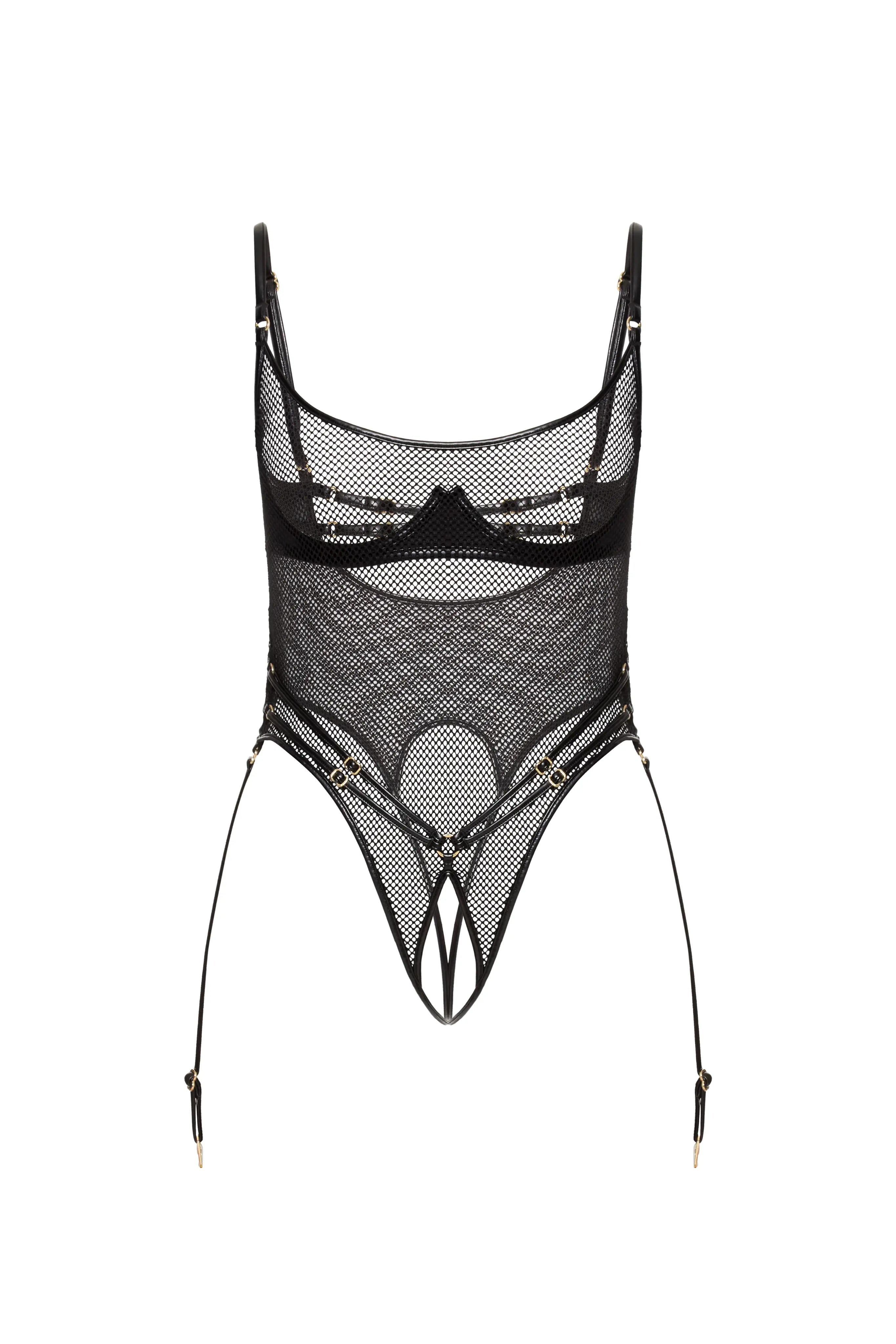 Romy Crotchless Bodysuit