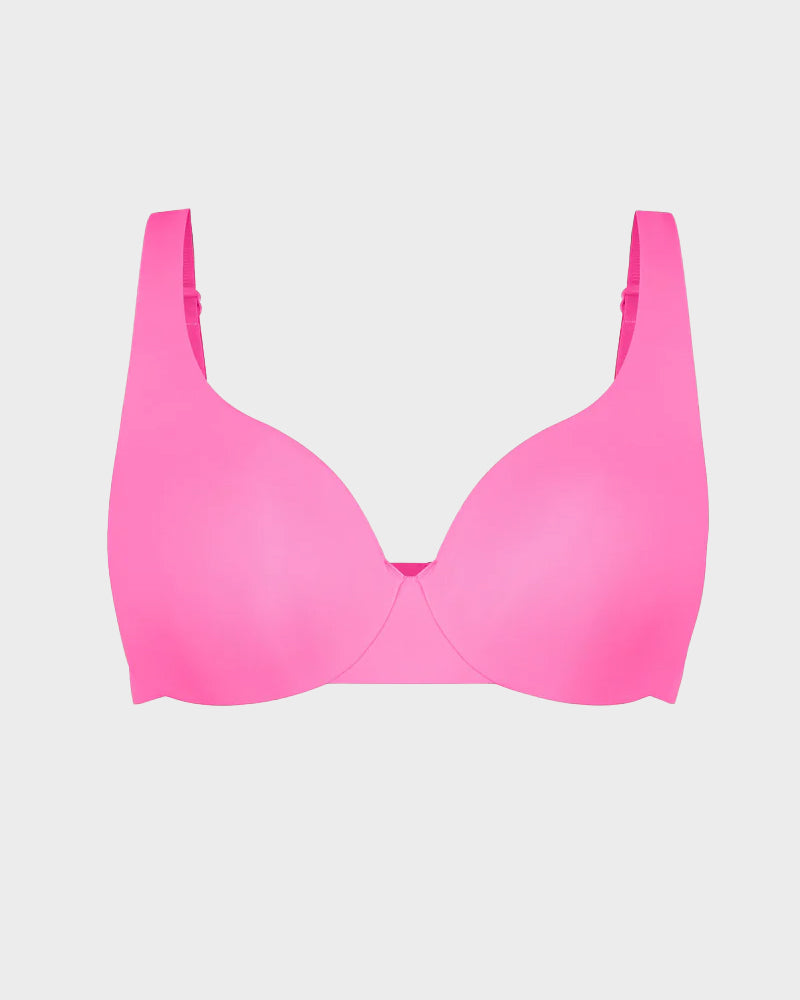 Underwire Adjustable Deep V-neck Bra