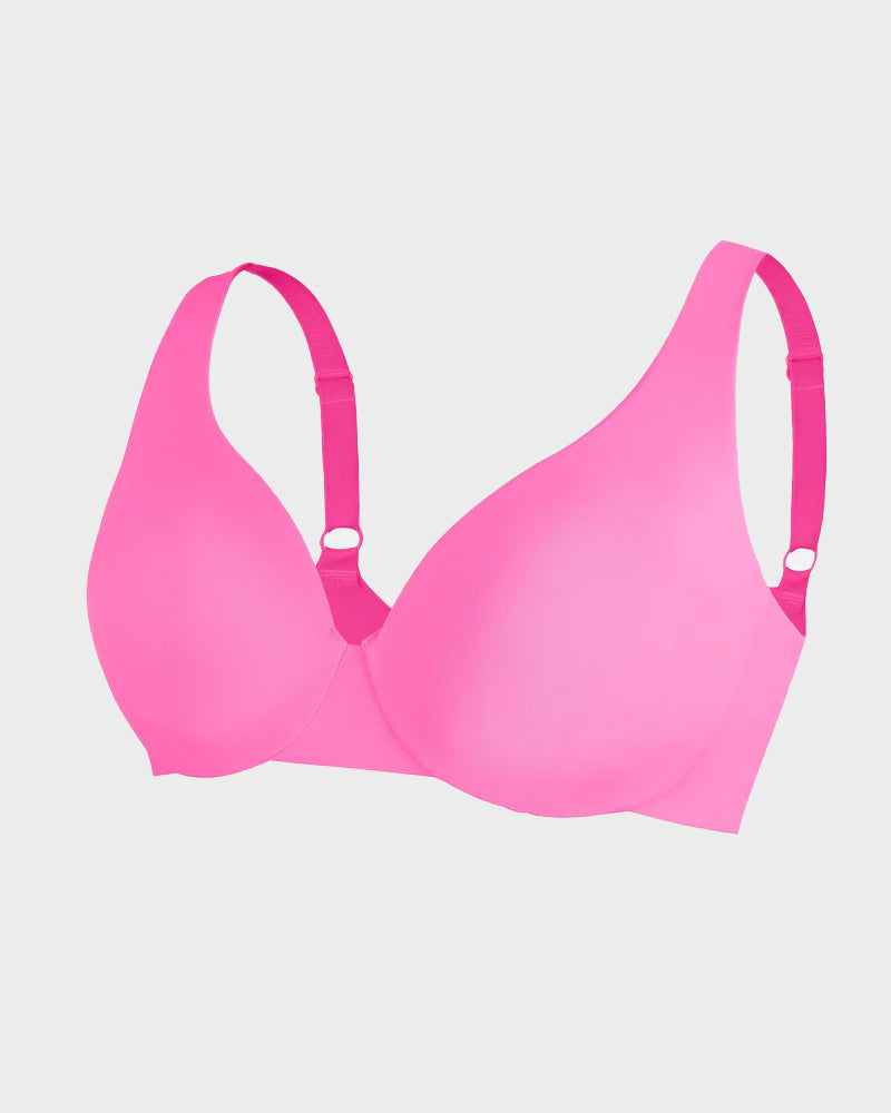 Underwire Adjustable Deep V-neck Bra