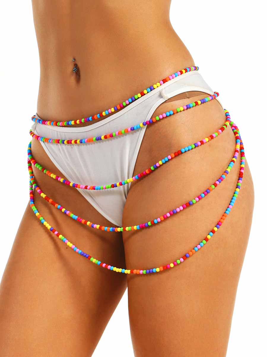 Colorful Beaded Skirt