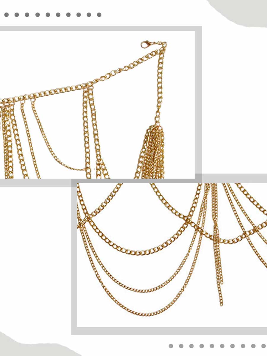 Two-Piece Metal Body Chain