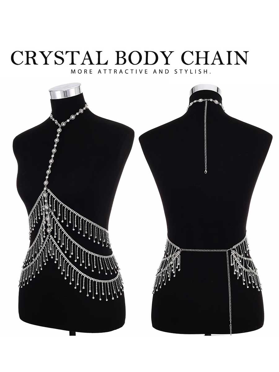 Bohemian Shiny Rhinestone Body Chain