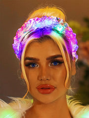 LED Colorful Luminous Headband for Nightclub Parties