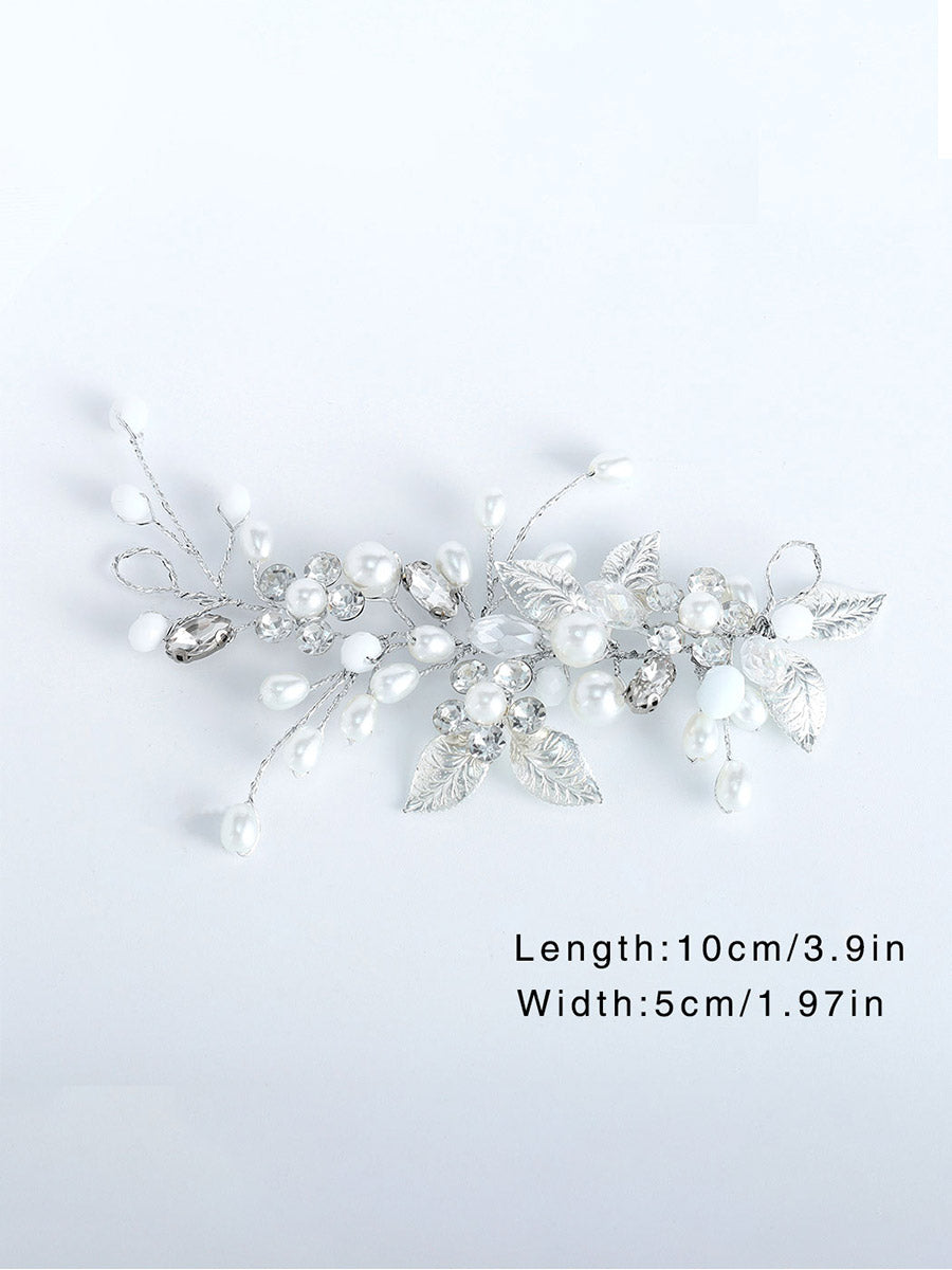 Vine Pearl Leaf Wedding Hair Accessories