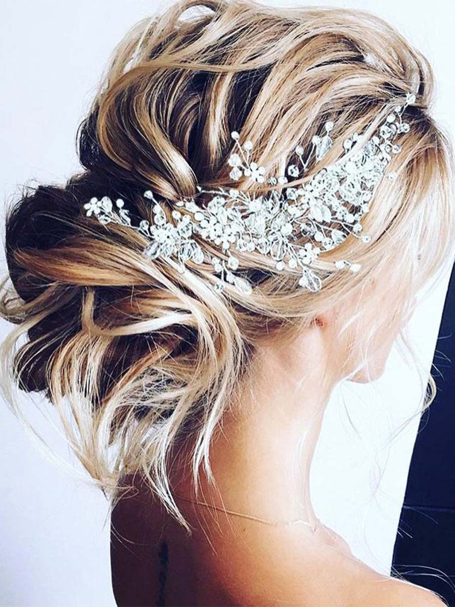 Crystal Vine Hair Accessories for Weddings