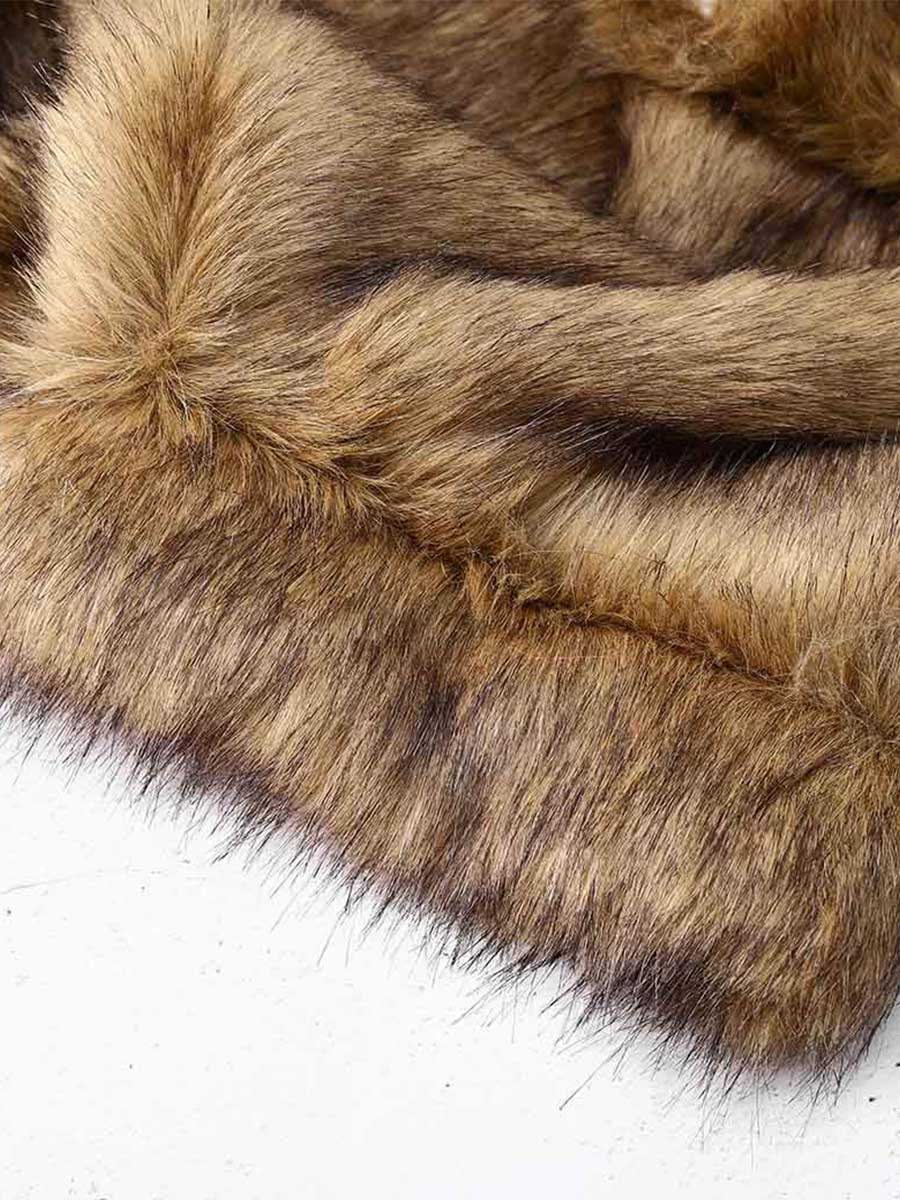 Women's Faux Fur Shawl
