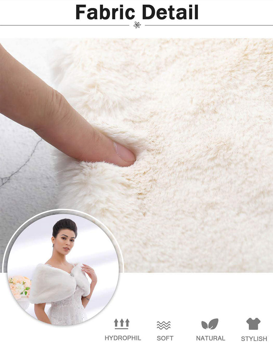 Wedding Party Fur Shawl
