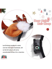 Cute LED Reindeer Horn Headband
