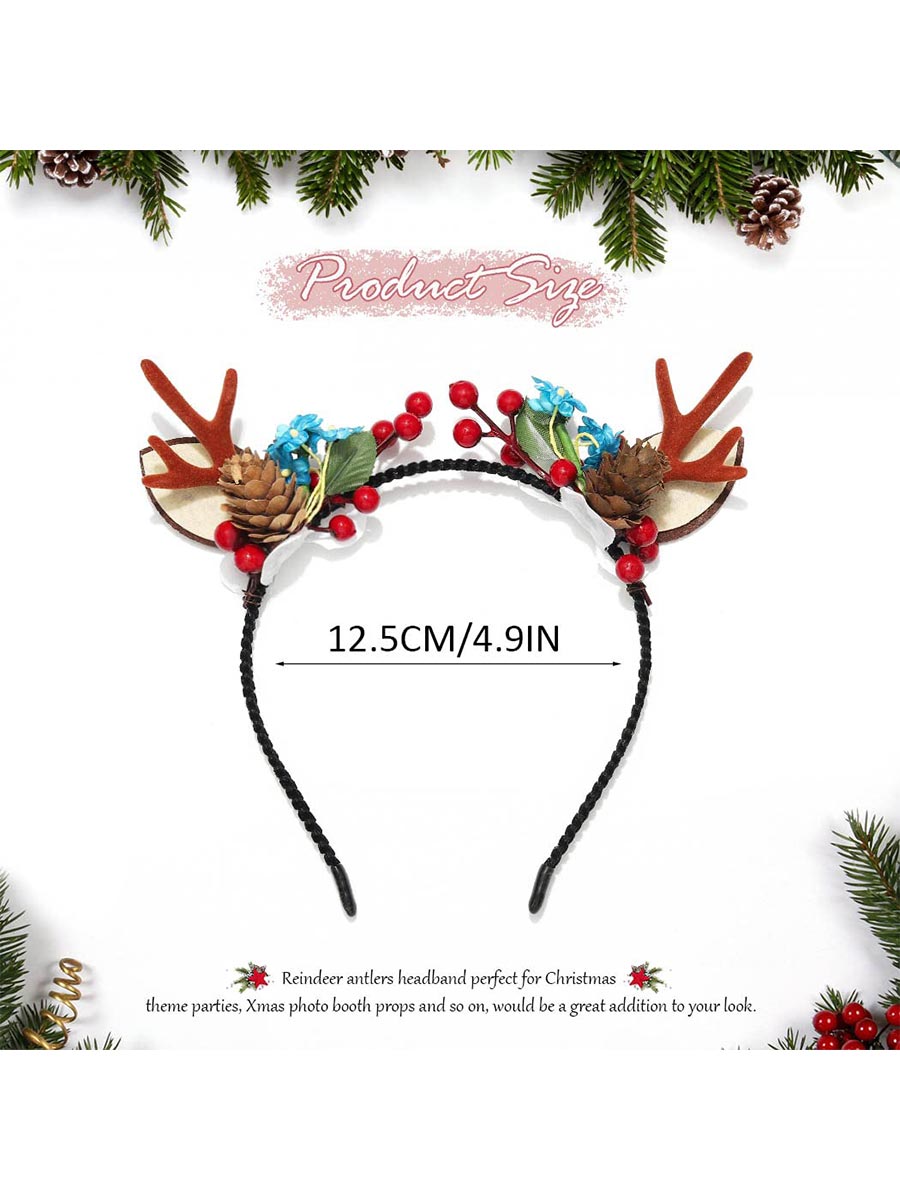Cute LED Reindeer Horn Headband